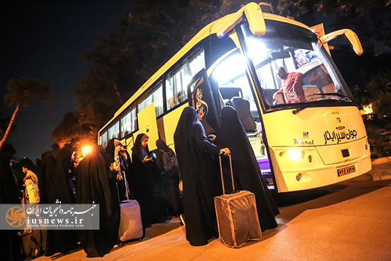 تصاویری زیبا از مراسم بدرقه جهادگران دانشگاه تهران